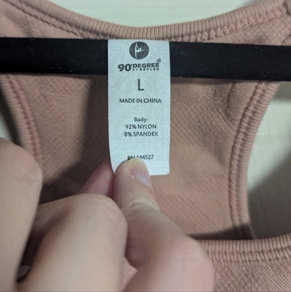 BUNDLE! 3 Racerback Active Sports Bras Workout Gym Set L/XL Compression Unlined - Picture 6 of 7